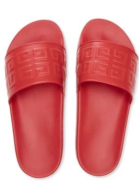 Givenchy Red Slides. Men’s 8 or women’s 9 or 9 1/2